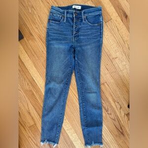 Madewell High Rise Blue Women's Jeans
